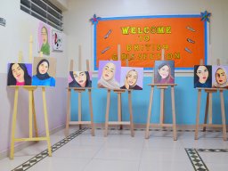 MIS Students Art display
